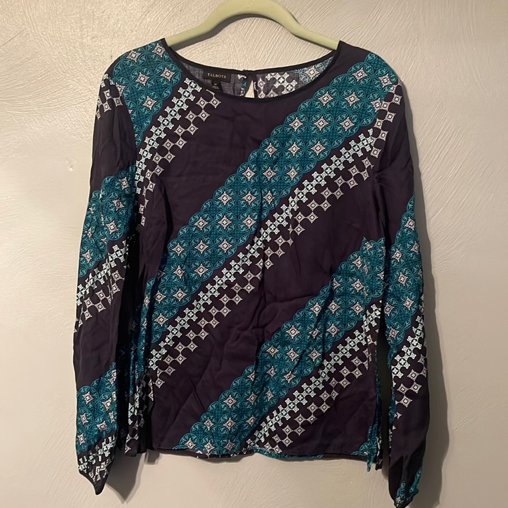 Talbots long sleeve casual top